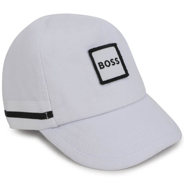 Gorra BOSS blanca para bebés
